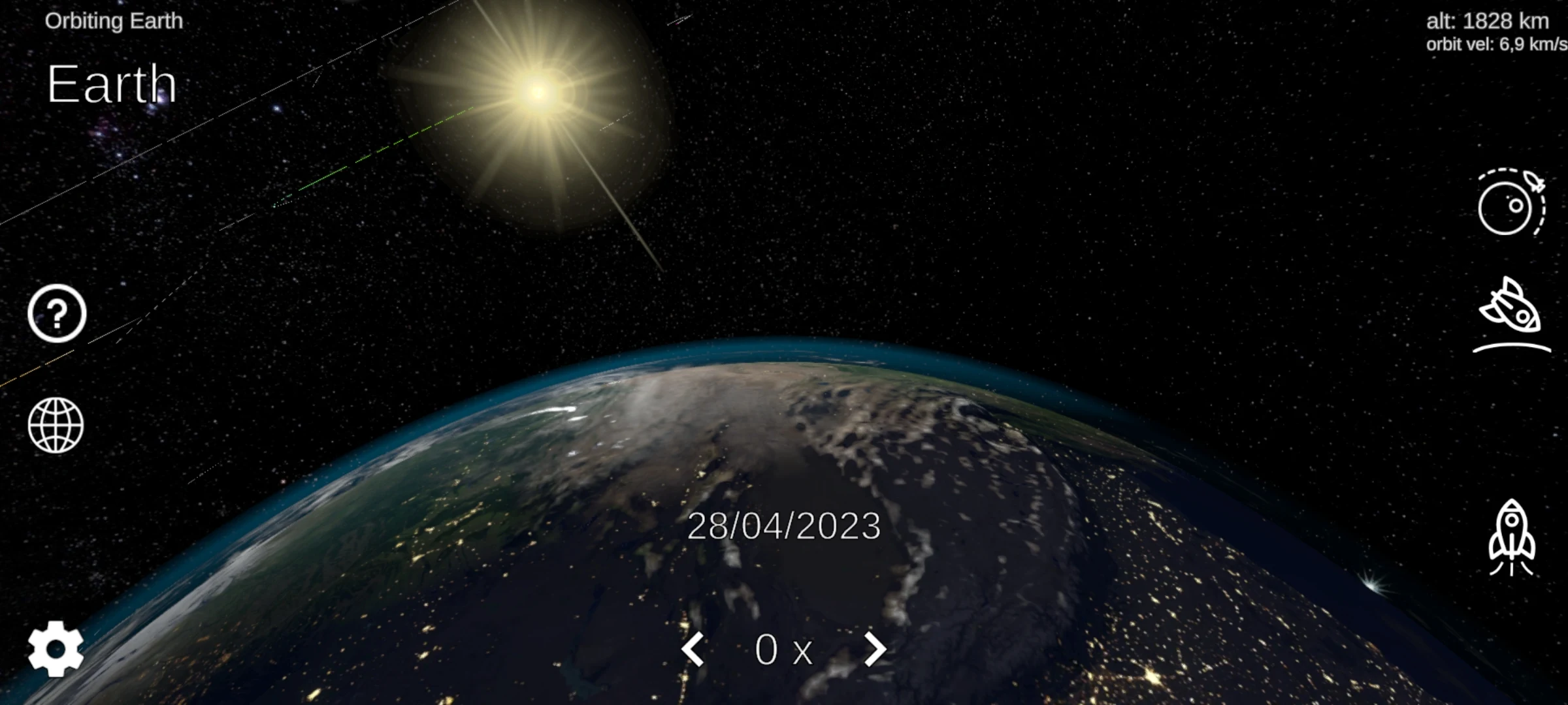 Solar System Simulator screenshot